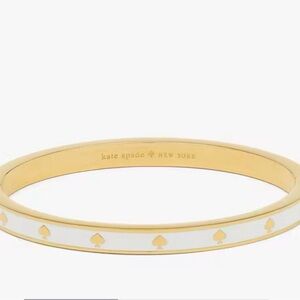 Kate Spade Gold and White Minimalist Bracelet